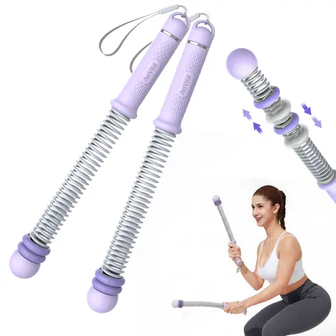 AerVital Unisex Weighted Jump Rope - 1.4kg Cordless Weighted Workout Ropes with Steel Core, Silicone Handles & Base, Wrist Straps, Secure Hold, Anchor-Free Setup, Effective Resistance, Flexible & Convenient Fitness for Beginners, Home/Office/Travel Ready