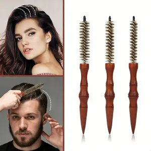 Hair Styling Comb Set, Root Lifter Brush, Boar Bristle Hairbrush, Smooth Hair Comb, Textured Comb, Straightening Roll Brush, Salon-Grade