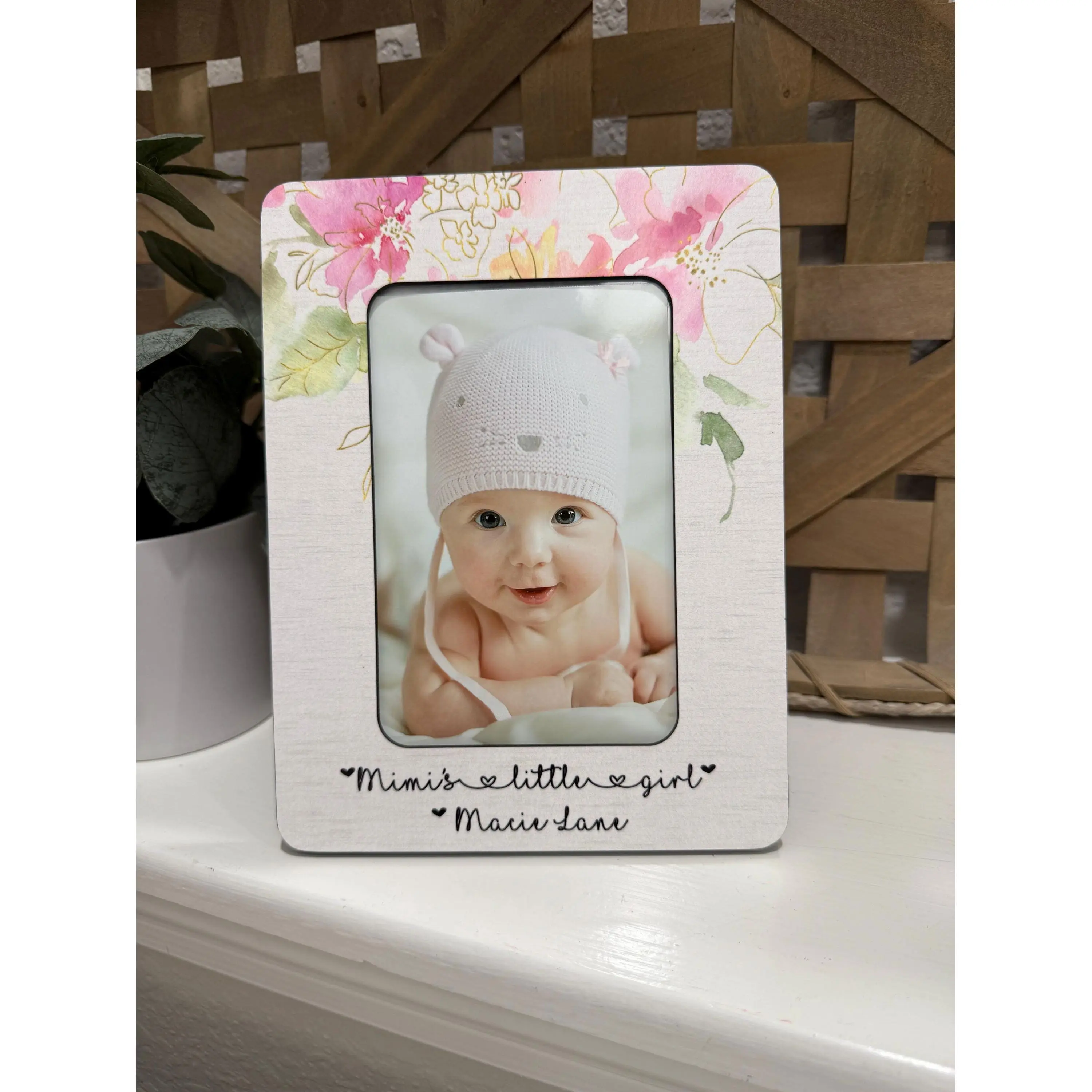 Mimi Birthday Gift Mimi's Little Girl Mimi Personalized Gift 4x6 Picture Frame Grandma Mimi Nana Gift Grandma Frame