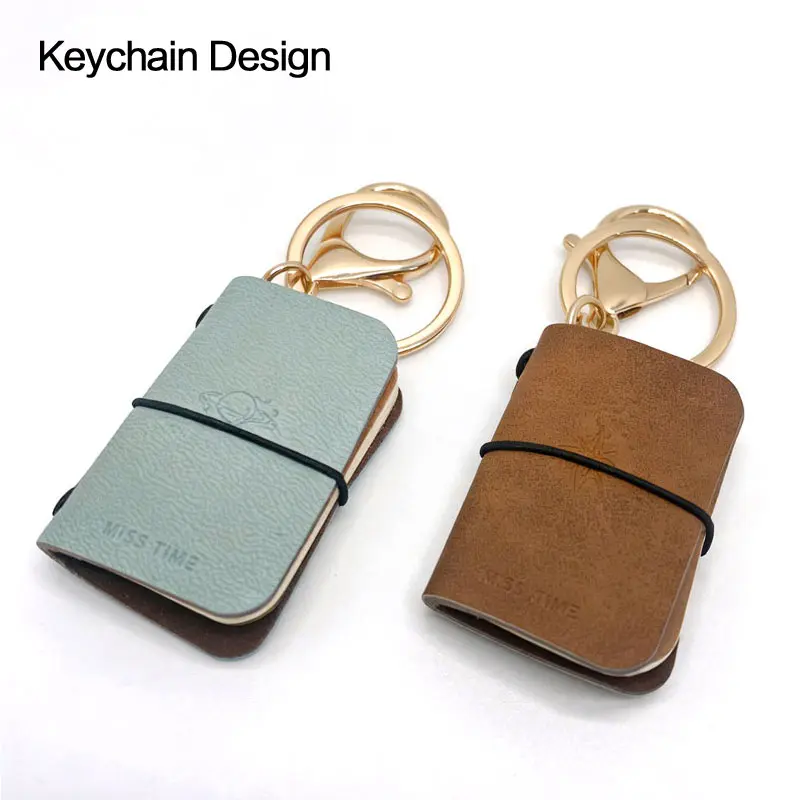 2Pcs Portable Mini Notebook with Keychain - Ideal for Students & Professionals gifts 2Pcs Portable Mini Notebook with Keychain - Ideal for Students & Professionals gifts