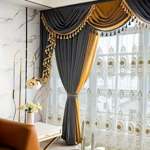 blackout curtains, window curtains, gorgeous palace style versatile home style flannel (excluding transparent curtains)