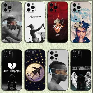 X-XXXTentacionS Phone Case For iPhone 16 15 14 13 12 11 Pro Max Mini X XS SE 7 8 Plus 16E Shockproof Non-Slip Soft Cover
