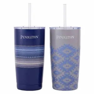 Pendleton two pack blue/grey Bottle insulated Drinkware Flasks Beverage