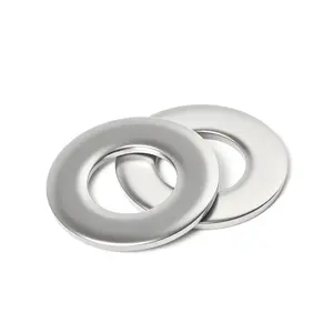 (100 Pack) #8 x 7/16" Stainless Flat Washers, 304 18-8 Stainless Steel Washers Metal Washer for Screws and