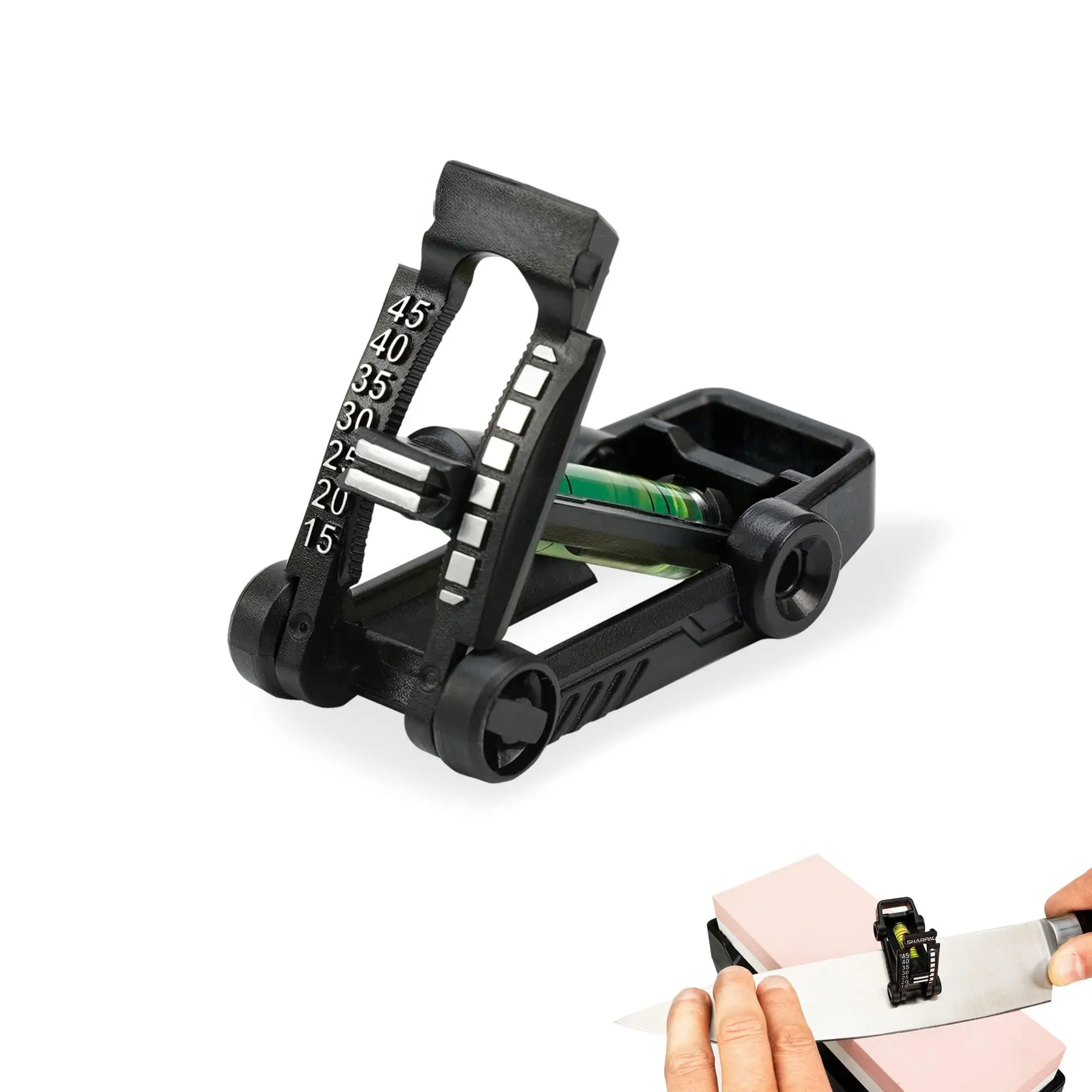 194h Whetstone Sharpener Sharpening Stone Angle Guide  Chisel/plane Iron Honing Edge Finder Trainer (angle From 15° To 45°)