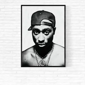 Tupac Poster, Tupac Print, Rapper, Music Prints