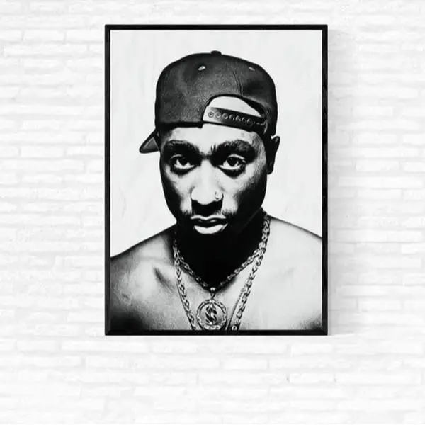 Tupac Poster, Tupac Print, Rapper, Music Prints