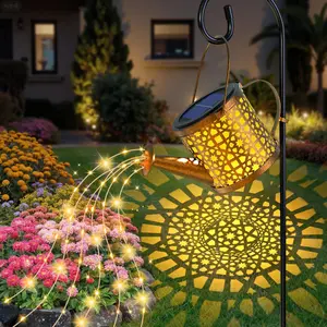Solar Watering Can Lights for Outdoor Decor - Waterproof Hanging Garden Lights for Patio, Pathway, and Yard - Perfect Christmas Birthday Gardening Gifts