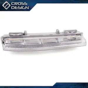 CROSSDESIGN LED Car Lights - Right Passenger Side LED Daytime Running Light, Compatible with 12-15 Mercedes C-Class, Part Number 5940