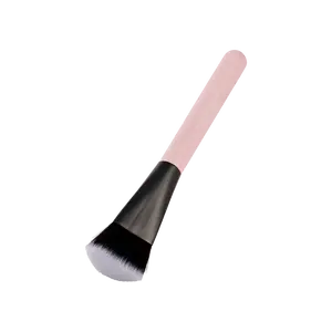 [RUBY VIBE CO] GlowUp Sculpting Highlighter Brush 019 Triangle Angled Multi-Use for Contour Highlight Bronzing & Blush Precision Application Makeup Tool