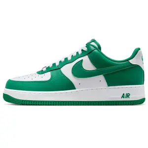 Nike Men's Air Force 1 '07 Low Top Casual Basketball Sneakers White Malachite Green FJ4146-122