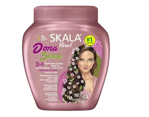 SKALA Brasil Dona Skala 2-in-1 Haircare Cream - Creamy Conditioner, Damage Treatment Conditioner for Weak, Dull Hair Repair, Deep Hydration, 35.2 oz