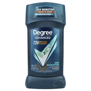 Degree Advanced, 72H Body Heat Activated™, Antiperspirant Deodorant, Iced Eucalyptus, 2.7 oz (76 g)