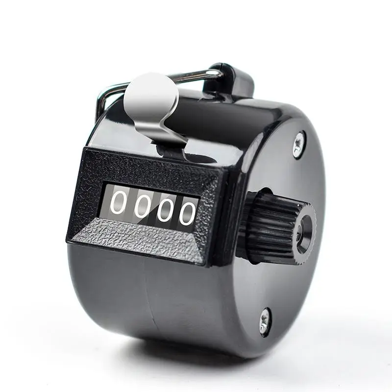 Mechanical Counting Tally Counter, 4 Digit Manual Record Counter, Portable Digital Counting Tool for Outdoor Sports