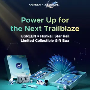 UGREEN × Honkai: Star Rail Series Nexode Pro Power Bank 10,000mAh 45W,Qi2 Magnetic Power Bank 10000mAh,65W USB-C Ultra Mini GaN Charger Bundle with USB-C Cable ,100W Retractable USB C Cable ,Finder Tag Compatible with Apple Offcial Chip ( iOS Only)NEW su