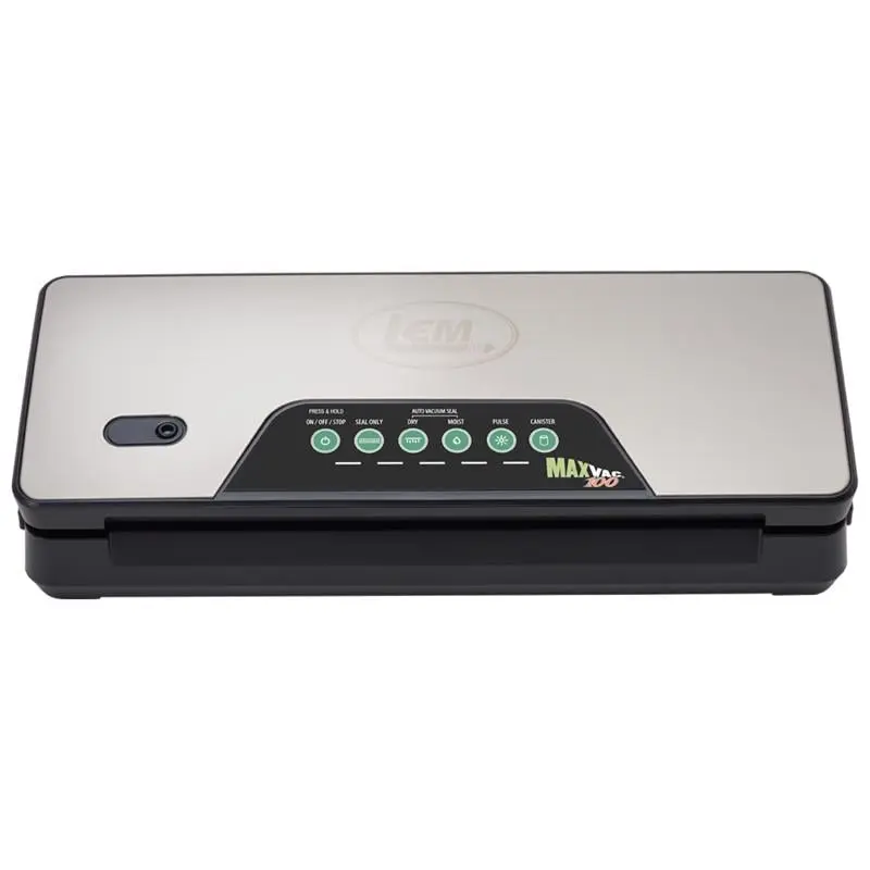 LEM Products 6085374 Max Vac Food Vacuum Sealer, Black & Silver