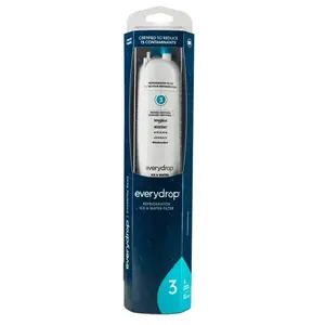 EveryDrop Filter 3 Refrigerator Water Filter Replacement | Clean Fresh Water & Ice | Easy Install Fridge Filter