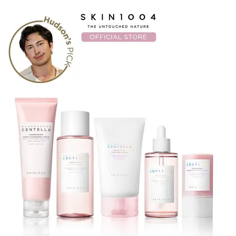 [SKIN1004 Official Shop] Perfect Pore Set | Deep Cleansing Foam + Pink Clay Stick Mask + Toner + Ampoule + Light gel cream