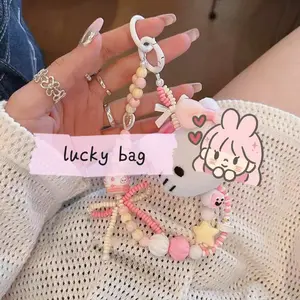 Manifestation Bag Lucky Bag lovely Acrylic Chain for Phone and Purse ，Cuety Collection Blind Bag ，Worry Bag Relax Bag Gifts for Girls