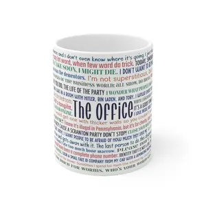 [Sale Up To 50%] The Office TV Show Mug The Office Quotes Gift for Fan of The Office Gift for The Office Lover Funny Quotes Mug Under Mifflin Mug