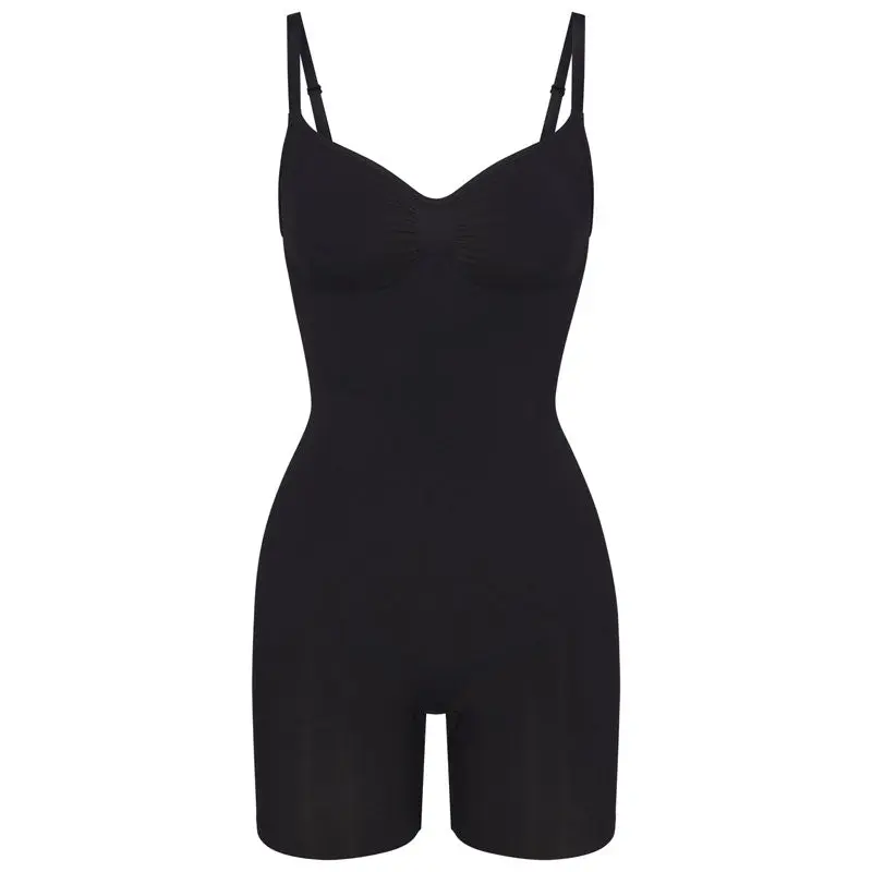 Petty Luxe Black Seamless Shaping- Bodysuit