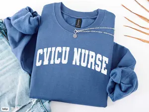 CVICU Nurse S, Cardiac ICU RN Crewneck, Heart Nurse Sweater, Cardiac Critical Care Nurse Shirt, Cvicu Nurse Grad Gift Apparel