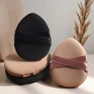 Water Drop Cushion Makeup Sponge Set, Blending Beauty Sponge, Dual-Use Wet & Dry Foundation Blending Tool, Suitable for All Skin Types, 2pcs