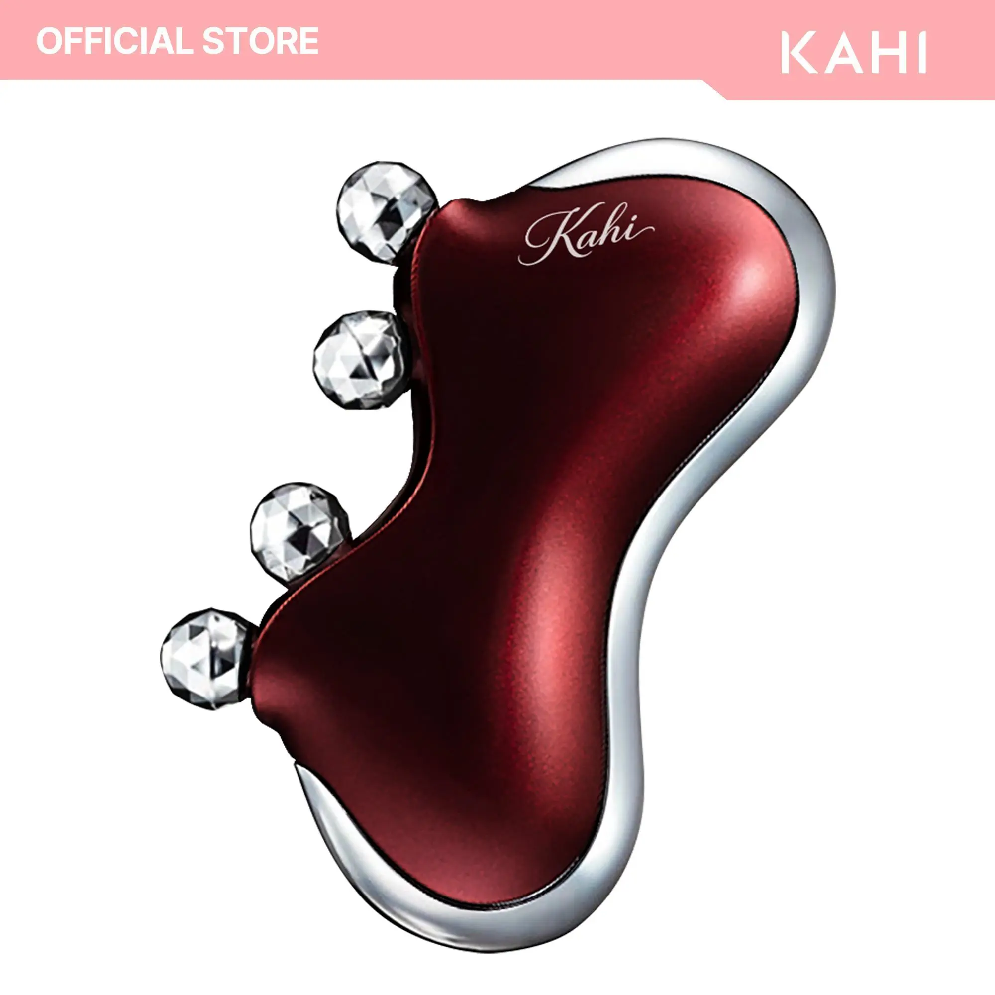KAHI CAXA M1 Pearl Gua Sha Collection - Official Product Facial Massage Tool for Face & Body - Lifting & Firming Sculpting Tool, Helps Depuff and Support Lymphatic Drainage - Jawline, Cheeks & Neck Care - Korean Skincare