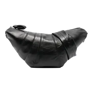 Unisex Medium Croissant Bag "BLACK" BG0001 LL095 BK999