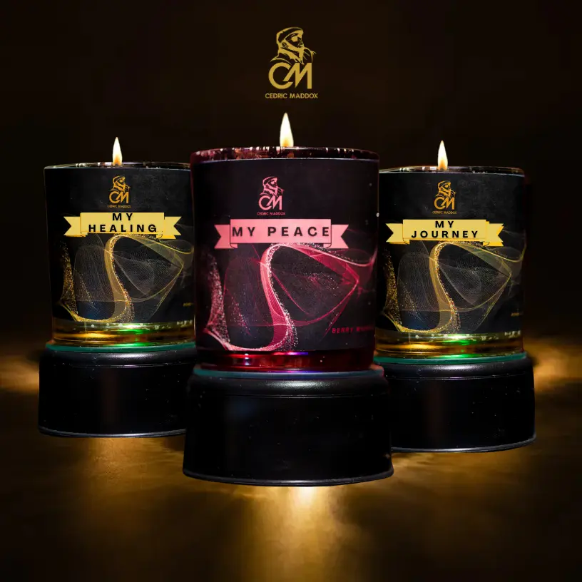Cedric's Rotating Candles: A Mesmerizing Blend of Light and Motion 10oz