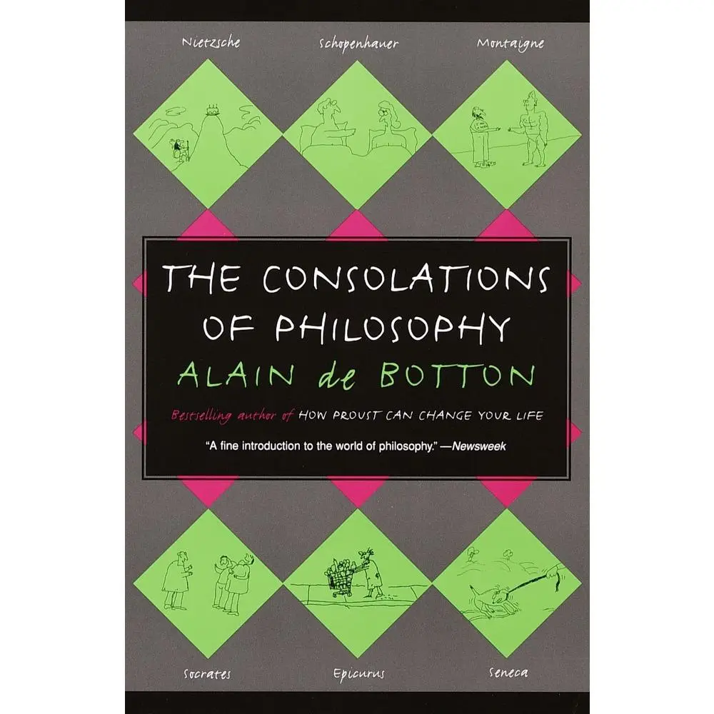 USED Book - The Consolations of Philosophy by de Botton, Alain (Paperback) - english