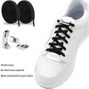 Lydia's Deal.US Magnetic Elastic No Tie Shoelaces for Sneakers - Stretchy Shoelaces, No Tie Shoe Strings for Adults Kids Sneaker Replacement Laces, Shoe Strings No Tie