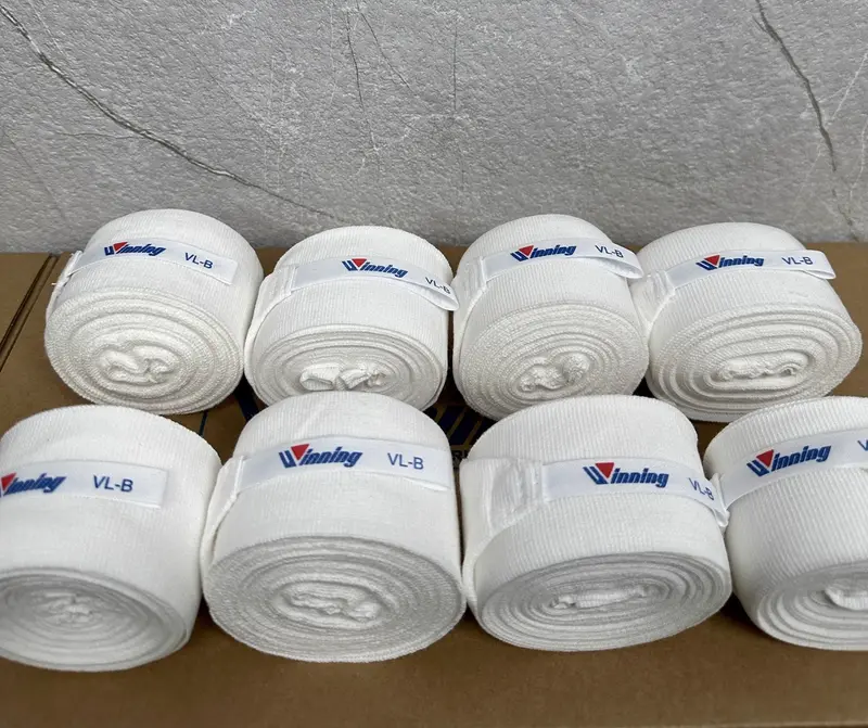 Winning  Boxing Hand Wraps 5M / 3M  Wrist Support for Muay Thai, Kickboxing, BJJ, Karate - Thumb Loop & Hook and Loop Closure -  100% Cotton Blend