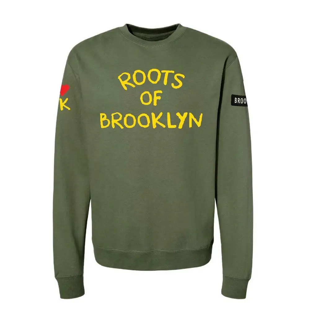 Military Green Crew Neck sweater Crewneck Menswear Crewneck Menswear
