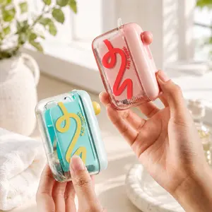 Travel-sized storage case - features an automatic pop-up dispenser,  perfect for oral care at home, portable and refillable,in restaurants, and while traveling. Oral Hygiene Kit Oral Care Tools