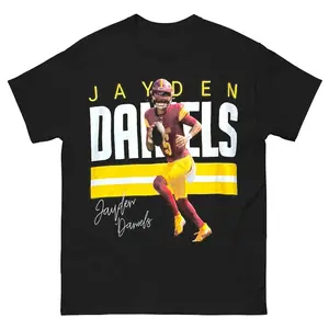 Jayden Daniels Football Graphic T Shirt Mens Trendy Graphic T-Shirt Available S–5XL