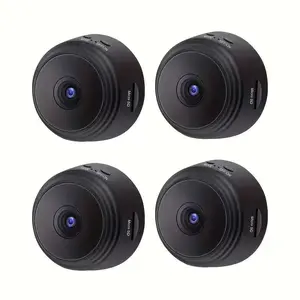 4/6pcs Mini Wireless Surveillance Camera with 2.4G WiFi, HD 1080P, Supports 128GB Cards, Night Vision, Audio, USB Power, Remote View, Wide-angle, Easy to Carry, for Home, Pet, Bedroom, Black Fridays. (Optional Monitoring Card Set)