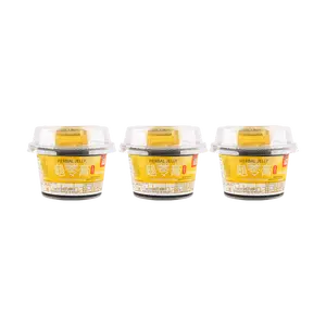 EAGLE COIN Guiling Jelly Instant Grass Jelly Dessert with Rock Sugar & Chrysanthemum Flavor - 3 Boxes (220g Each) - Guangdong Specialty