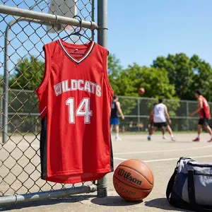 Men's Basketball Jersey Wildcats High School Shirt - Troy Bolton Chad Danforth Red White Team Sports Apparel Perfect for Game Day Fan Gear Sizes S to 3XL