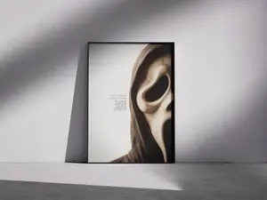 Scream 1996 Movie Poster - Minimalist Slasher Film Wall Art Print - Cinematic Home Decor