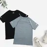 Women's 2pcs Letter Print Raglan Sleeve Sports Tee, Round Neck Short Sleeve T-Shirt for Yoga Gym Workout Running, Ladies Sportswear for All Seasons, Athletic Tops, Athletic Yoga Shirts, Athletic Workout Clothing, Athletic Apparel, Athletic Clothes