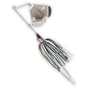 USA BASS TACKLE Stiletto Buzzbait Largemouth Smallmouth Spotted Bass Premium Fishing Bait Hover Head Custom Silicon Skirt Mega Bubble Blade Clacker Heavy Duty Hook