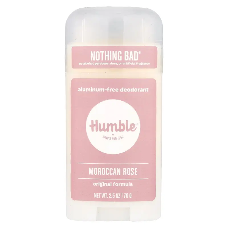 Humble Brands Aluminum-Free Deodorant, Moroccan Rose, 2.5 oz (70 g)