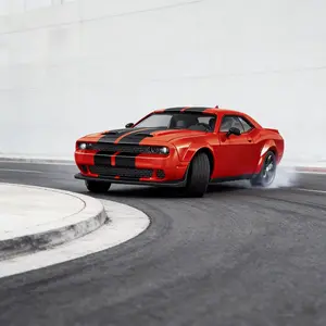 2.4g Four-Wheel Drive Dodge Hellcat Remote Control Drift Car RC Stunt Car, High-Speed Light-Up Rechargeable Toy, Kids Christmas Birthday Gift