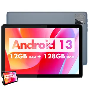 10.1 Inch Android 14 Tablet, Large Screen Entertainment Office Dual Channel Speaker Tablet, HD Screen Tablet with 128G Storage, 2.4G/5G WiFi Wireless Tablet, Portable Tablet, Dual Camera Tablet