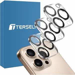 [3 Pack] Camera Lens Screen Protector for iPhone 16 Pro/16 Pro Max, 9H Hardness Transparent HD Protective Tempered Glass Protector Film