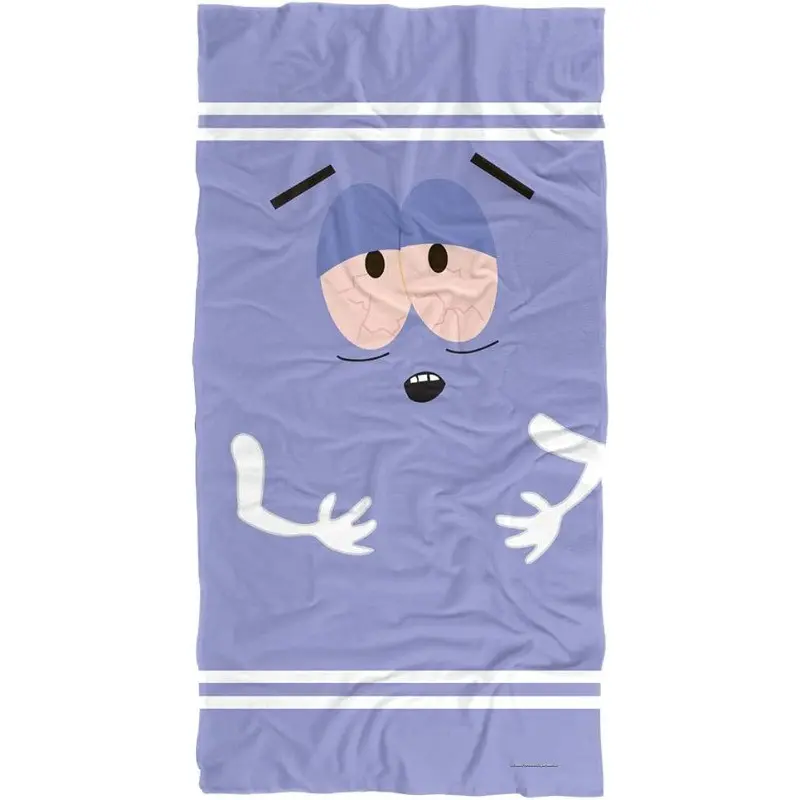 South Park Towelie Bath Towel, Ultra Super Soft Cotton, Quick Drying Absorbent, Reusable, Ideal for Pool, Beach, Home Decor, Super Absorbent Towel, Quick Dry Towels