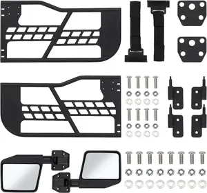 Garvee Off Road 2 Tube Half Doors for Jeep Wrangler TJ 1997-2006 - Set of 2 Off-Road Tubular Trail Doors Designed for Enhanced Adventure and Durability