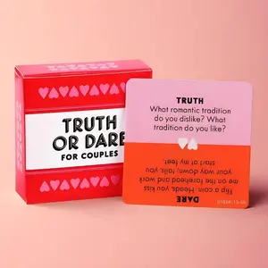Couples Truth or Dare Card Game 50 Questions & Dares to Deepen Your Bond Perfect for Date Nights Intimate Adult Party Game