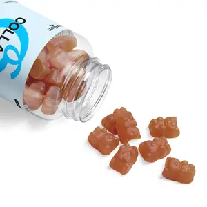 Synergum-Premium Collagen Gummies for Skin Hydration & Elasticity - 60 Count Fruity Flavored Collagen Peptides Supplement, Gluten-Free, Non-GMO, Daily Beauty Support for Women & Men